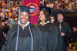 graduation walk